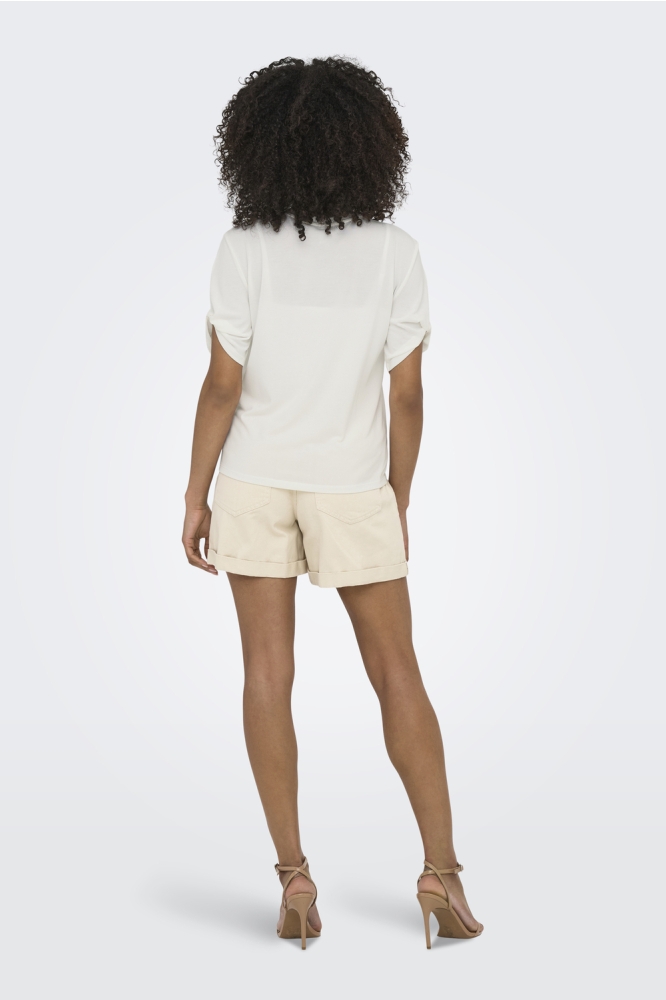 ONLFREE LIFE S/S CREATE TOP BOX JRS 15349921 CLOUD DANCER/CREATE